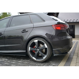 Maxton Design-Lame Du Pare-Chocs Arriere Audi RS3 8V FL Sportback 