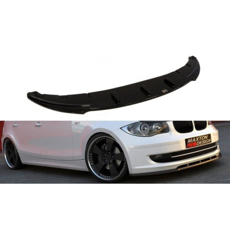 Maxton Design-LAME DU PARE-CHOCS AVANT BMW 1 E81 / E87 (APRES FACELIFT POUR STANDARD PARE-CHOCS) 