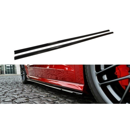 Maxton Design-Rajouts Des Bas De Caisse Pour Audi S3 / A3 S-Line 8V / 8V FL Sportback 