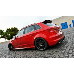 Maxton Design-Rajouts Des Bas De Caisse Pour Audi S3 / A3 S-Line 8V / 8V FL Sportback 