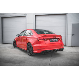 Maxton Design-Rajouts Des Bas De Caisse Pour V.1 Audi S3 / A3 S-Line 8V / 8V FL Sedan 