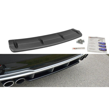 Maxton Design-Central Arriere Splitter Audi S3 8V FL Limousine 
