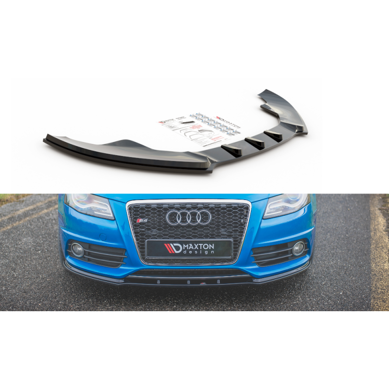 Maxton Design-Lame Du Pare-Chocs Avant Audi S4 / A4 S-Line B8 Maxton Design-Lame Du Pare-Chocs Avant Audi S4 / A4 S-Line B8