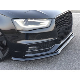 Maxton Design-Lame De Pare-Chocs Avant V.1 Audi S4 / A4 S-Line B8 FL 