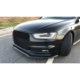 Maxton Design-Lame De Pare-Chocs Avant V.1 Audi S4 / A4 S-Line B8 FL 