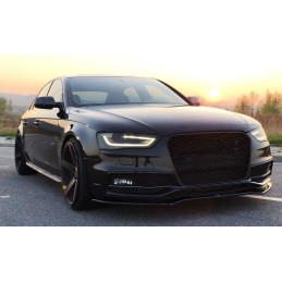 Maxton Design-Lame De Pare-Chocs Avant V.2 Audi S4 / A4 S-Line B8 FL 