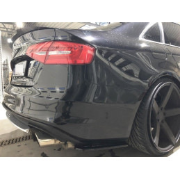 Maxton Design-Lame Du Pare Chocs Arriere Audi S4 B8 FL 