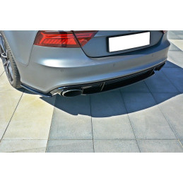 Maxton Design-Central Arriere Splitter Audi RS7 C7 FL 