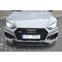 Maxton Design-Lame Du Pare-Chocs Avant / Splitter V.1 Audi RS5 F5 Coupe / Sportback 