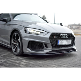 Maxton Design-Lame Du Pare-Chocs Avant / Splitter V.1 Audi RS5 F5 Coupe / Sportback 