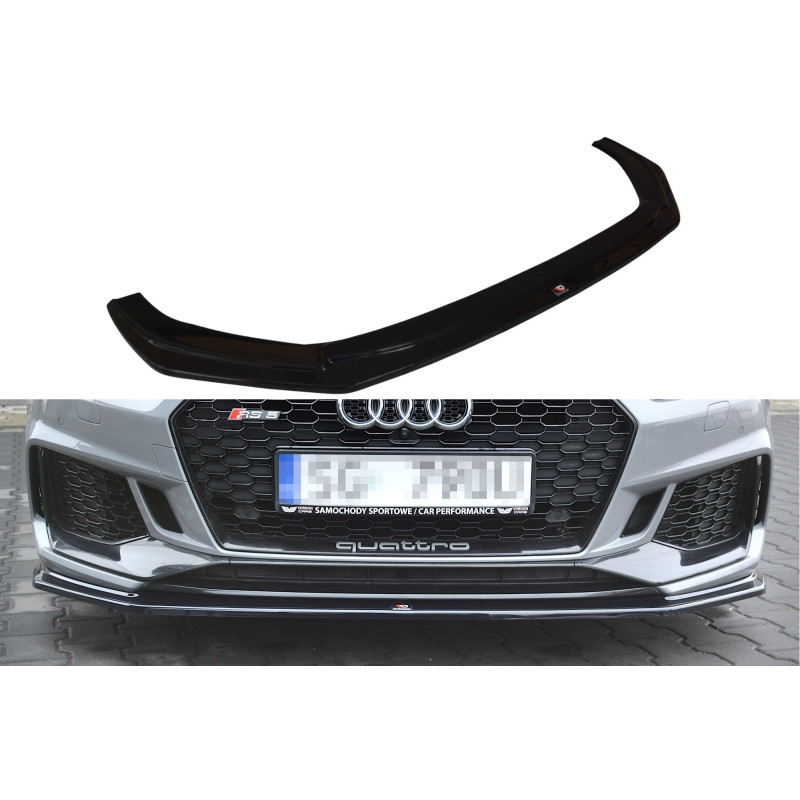 Maxton Design-Lame Du Pare-Chocs Avant / Splitter V.2 Audi RS5 F5 Coupe / Sportback 