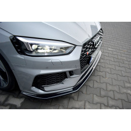 Maxton Design-Lame Du Pare-Chocs Avant / Splitter V.2 Audi RS5 F5 Coupe / Sportback 