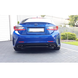 Maxton Design-CENTRAL ARRIÈRE SPLITTER (SANS BARRES VERTICALES) Lexus Rc 