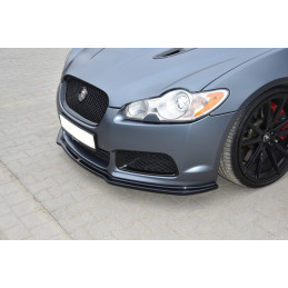 Maxton Design-LAME DU PARE-CHOCS AVANT / SPLITTER V.1 JAGUAR XF- R 