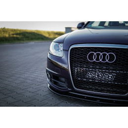 Maxton Design-Lame Du Pare-Chocs Avant / Splitter Audi A6 S-Line C6 FL 