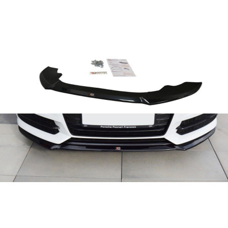 Maxton Design-Lame Du Pare-Chocs Avant V.1 Audi S6 / A6 S-Line C7 FL 