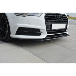 Maxton Design-Lame Du Pare-Chocs Avant V.1 Audi S6 / A6 S-Line C7 FL 