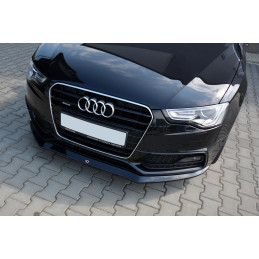 Maxton Design-Lame Du Pare-Chocs Avant V.1 Audi S5 / A5 S-Line 8T FL 