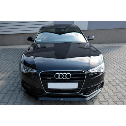 Maxton Design-Lame Du Pare-Chocs Avant V.1 Audi S5 / A5 S-Line 8T FL 