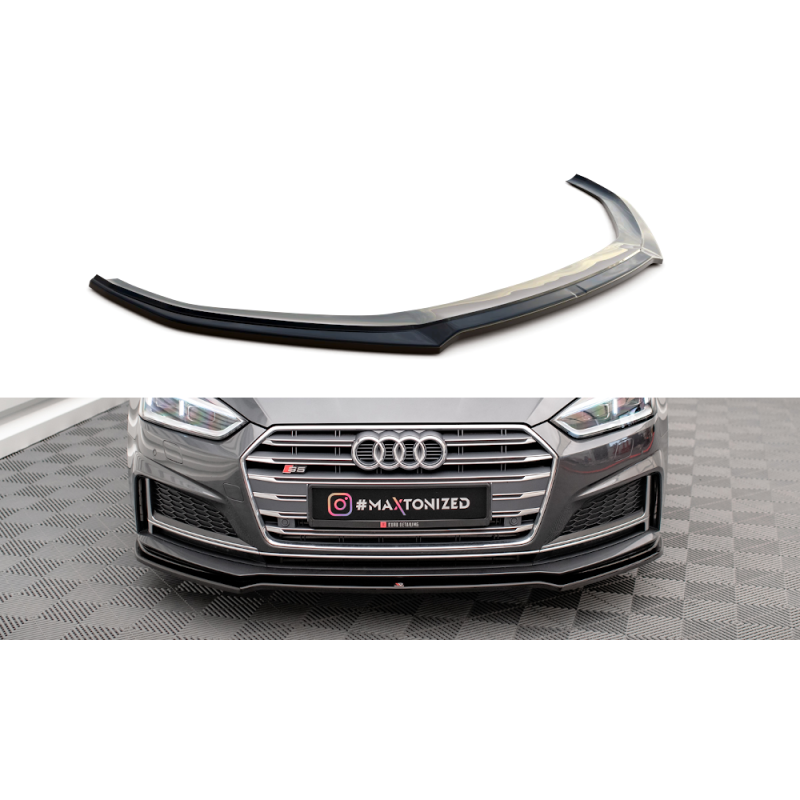 Maxton Design-Lame Du Pare-Chocs Avant V.1 Audi S5 / A5 S-Line F5 Coupe / Sportback Maxton Design-Lame Du Pare-Chocs Avant V.1 Audi S5 / A5 S-Line F5 Coupe / Sportback