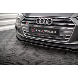 Maxton Design-Lame Du Pare-Chocs Avant V.1 Audi S5 / A5 S-Line F5 Coupe / Sportback 