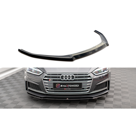Maxton Design-Lame Du Pare-Chocs Avant V.2 Audi S5 / A5 S-Line F5 Coupe / Sportback 