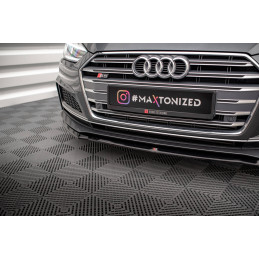Maxton Design-Lame Du Pare-Chocs Avant V.2 Audi S5 / A5 S-Line F5 Coupe / Sportback 