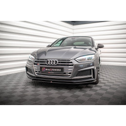 Maxton Design-Lame Du Pare-Chocs Avant V.2 Audi S5 / A5 S-Line F5 Coupe / Sportback 