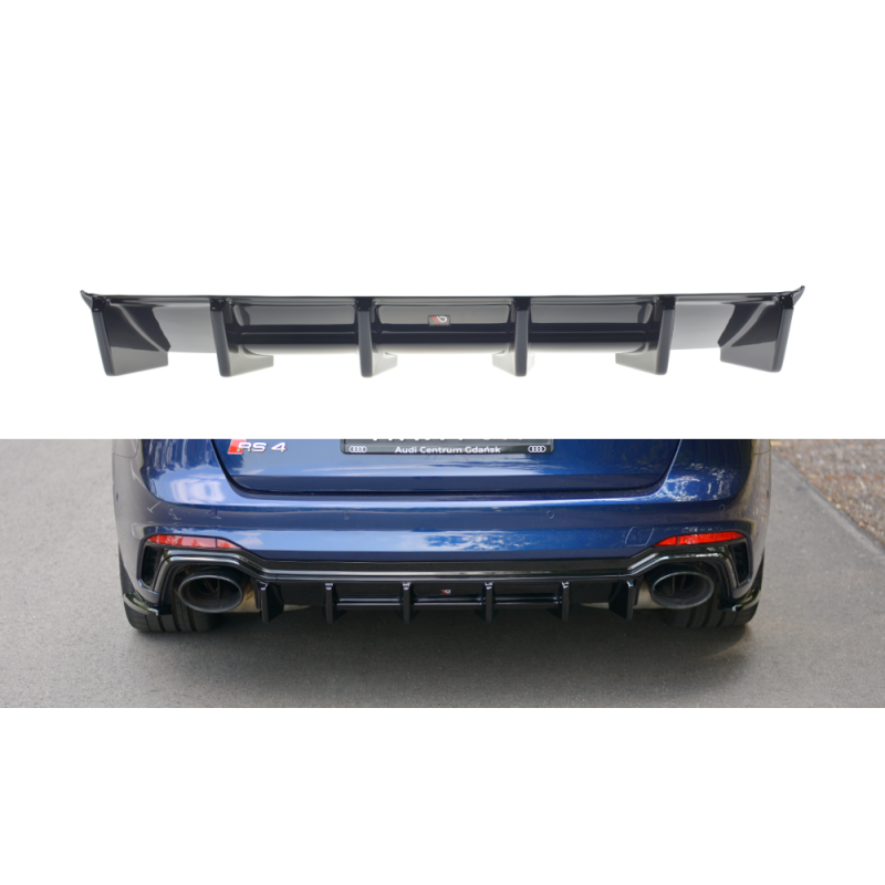 Maxton Design-Rajout Du Pare-Chocs Arriere Audi RS4 B9 Avant Maxton Design-Rajout Du Pare-Chocs Arriere Audi RS4 B9 Avant