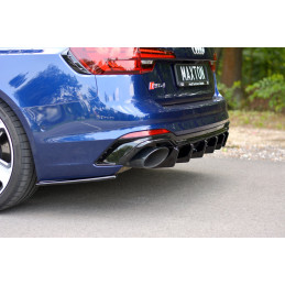 Maxton Design-Rajout Du Pare-Chocs Arriere Audi RS4 B9 Avant 