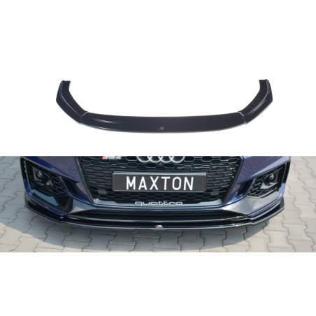 Maxton Design-Lame Du Pare-Chocs Avant / Splitter V.2 Audi RS4 B9 