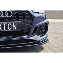 Maxton Design-Lame Du Pare-Chocs Avant / Splitter V.2 Audi RS4 B9 