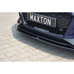 Maxton Design-Lame Du Pare-Chocs Avant / Splitter V.2 Audi RS4 B9 