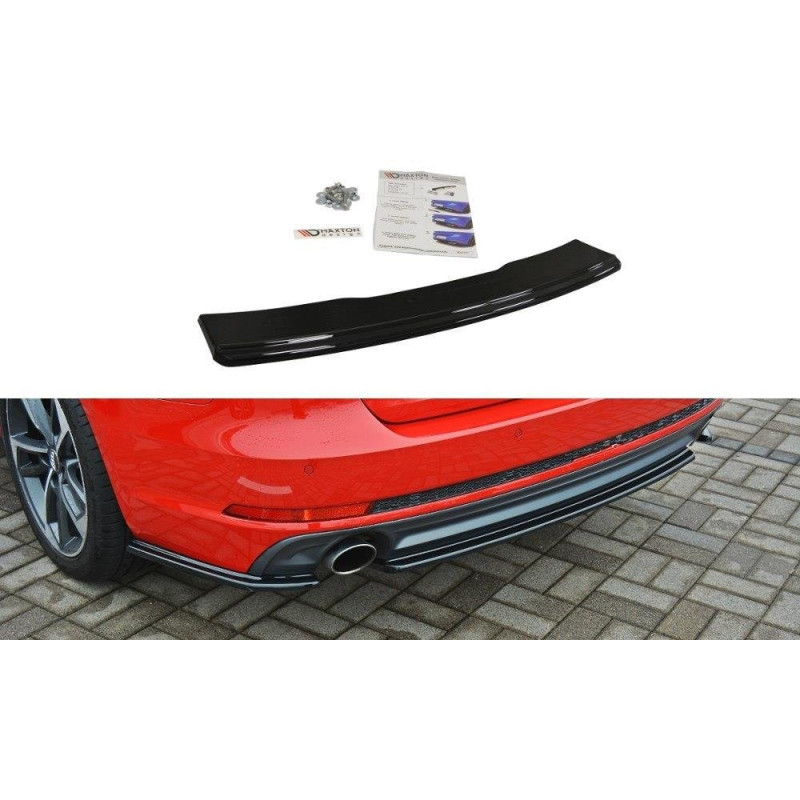 Maxton Design-CENTRAL ARRIÈRE SPLITTER Audi A4 B9 S-Line 