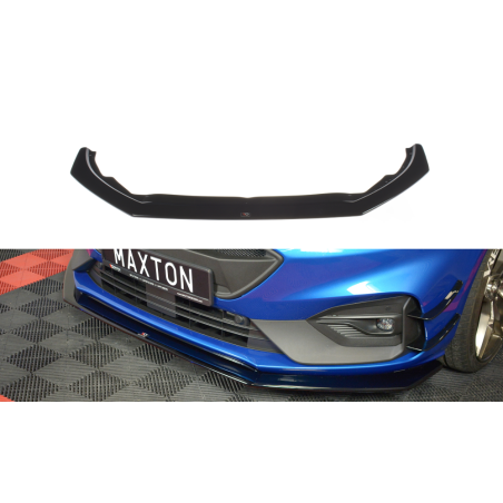 Maxton Design-Lame Du Pare-Chocs Avant V.6 Ford Focus ST / ST-Line Mk4 