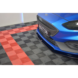 Maxton Design-Lame Du Pare-Chocs Avant V.6 Ford Focus ST / ST-Line Mk4 