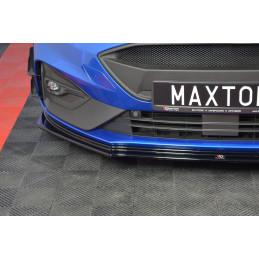 Maxton Design-Lame Du Pare-Chocs Avant V.5 Ford Focus ST / ST-Line Mk4 