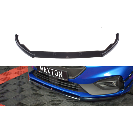 Maxton Design-Lame Du Pare-Chocs Avant V.2 Ford Focus ST / ST-Line Mk4 