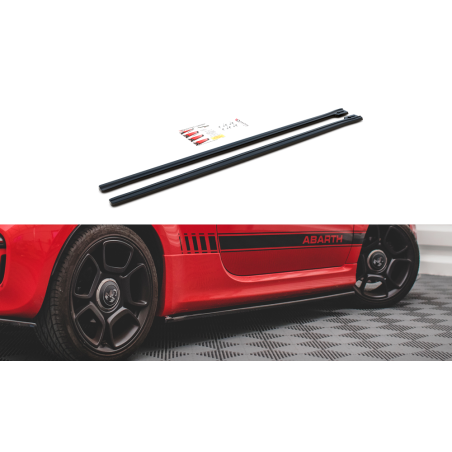 Maxton Design-SET DES DIFFUSEUR DES BAS DE CAISSE FIAT 500 ABARTH MK1 FACELIFT 
