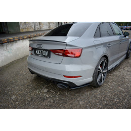 Maxton Design-Lame Du Pare-Chocs Arriere Audi RS3 8V FL Sedan 