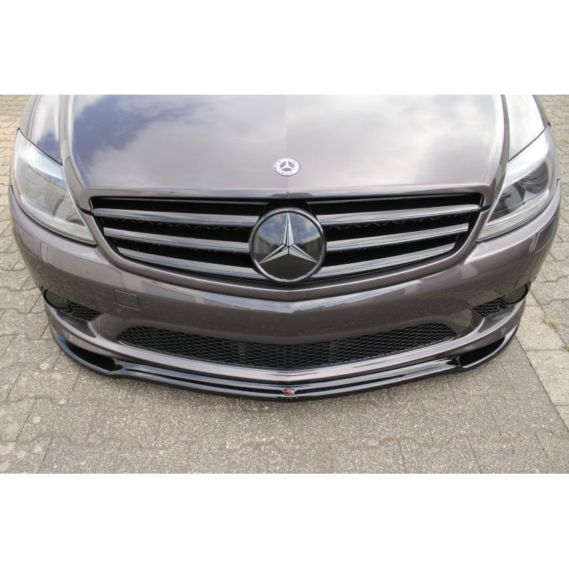 Maxton Design-LAME DU PARE-CHOCS AVANT / SPLITTER MERCEDES CL 500 C216 AMGLINE 