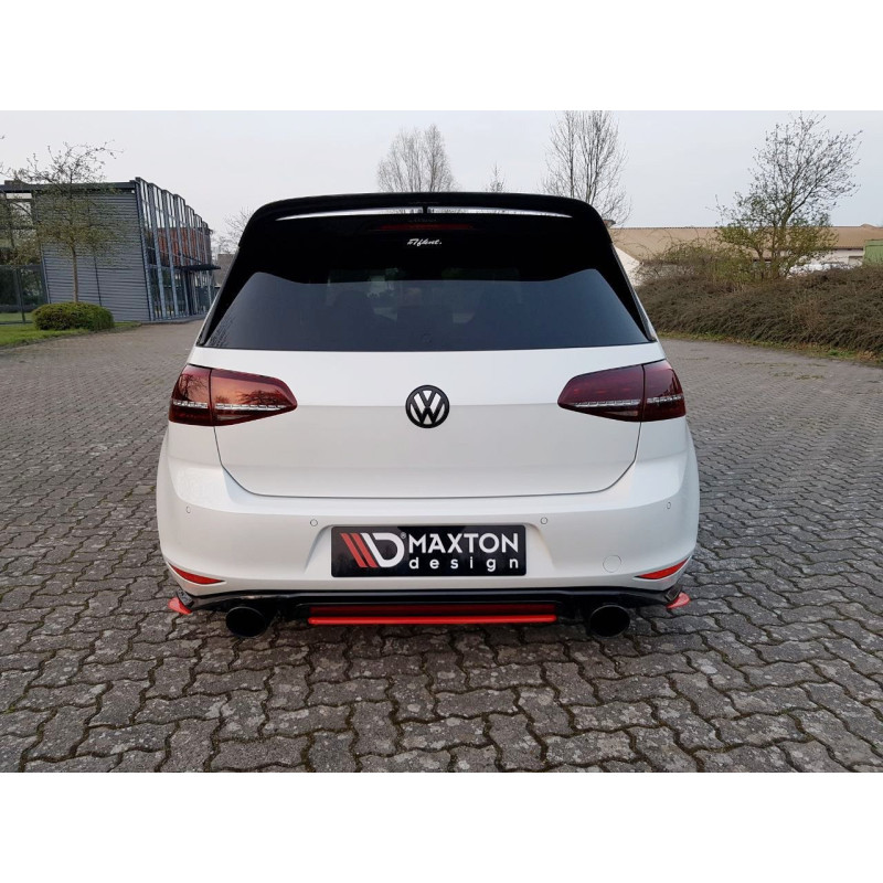 Maxton Design-CENTRAL ARRIÈRE SPLITTER VW GOLF Mk7 GTI CLUBSPORT 