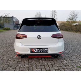 Maxton Design-LAME DU PARE-CHOCS ARRIERE VW GOLF Mk7 GTI CLUBSPORT 