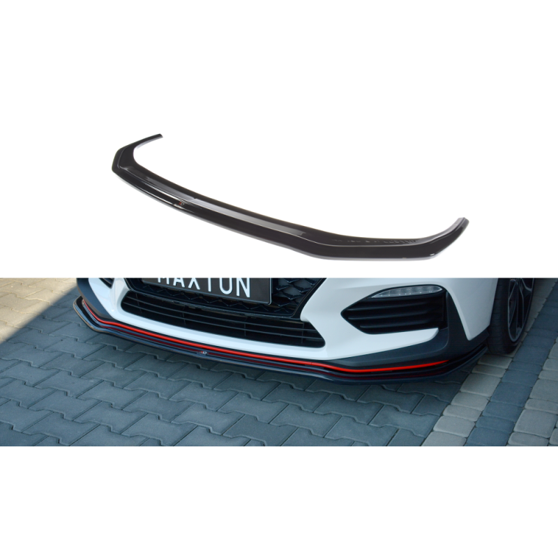Maxton Design-Lame Du Pare-Chocs Avant V.2 Hyundai I30 N Mk3 Hatchback / Fastback Maxton Design-Lame Du Pare-Chocs Avant V.2 Hyundai I30 N Mk3 Hatchback / Fastback