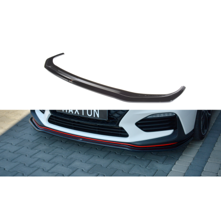 Maxton Design-Lame Du Pare-Chocs Avant V.2 Hyundai I30 N Mk3 Hatchback / Fastback 