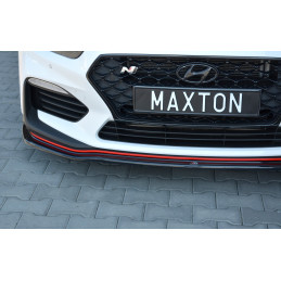 Maxton Design-Lame Du Pare-Chocs Avant V.2 Hyundai I30 N Mk3 Hatchback / Fastback 