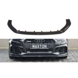 Maxton Design-Lame Du Pare-Chocs Avant / Splitter V.2 Audi RS3 8V FL Sportback 