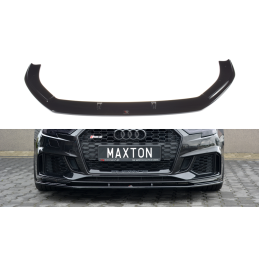 Maxton Design-Lame Du Pare-Chocs Avant / Splitter V.1 Audi RS3 8V FL Sportback 