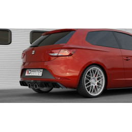 Maxton Design-Rajout Du Pare-Chocs Arriere V.2 Seat Leon Cupra Mk3 FL Hatchback 