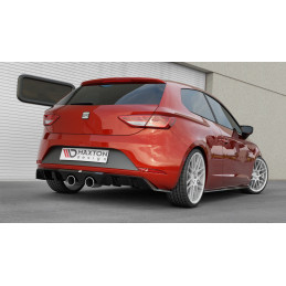 Maxton Design-Rajout Du Pare-Chocs Arriere V.2 Seat Leon Cupra Mk3 FL Hatchback 